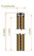 Stavební pouzdro JAP KOMFORT 1850 mm - dvoukřídlé, atypická výška průchodu 2200 - 2700 mm - napište do poznámky - 3/4