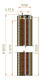 Stavební pouzdro JAP UNIBOX 800 + 800 mm, atypická výška průchodu 2200 - 2700 mm - napište do poznámky - 3/4